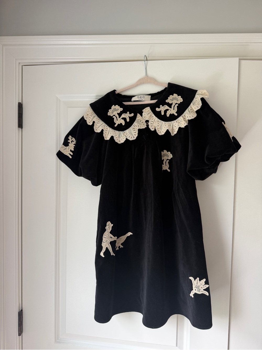 Girls Velvet Dress
